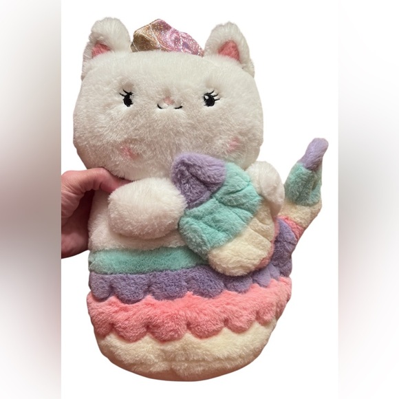 FAO Schwarz Glow Brights Toy Plush LED with Sound Meowmaid 12" Stuffed Animal - Picture 6 of 9